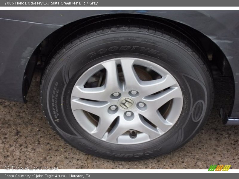 Slate Green Metallic / Gray 2006 Honda Odyssey EX