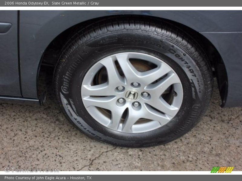 Slate Green Metallic / Gray 2006 Honda Odyssey EX