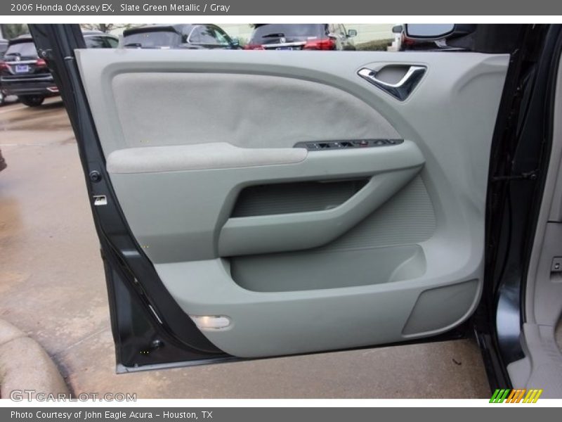 Slate Green Metallic / Gray 2006 Honda Odyssey EX