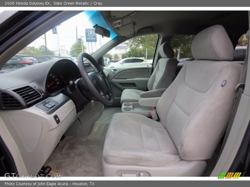 Slate Green Metallic / Gray 2006 Honda Odyssey EX