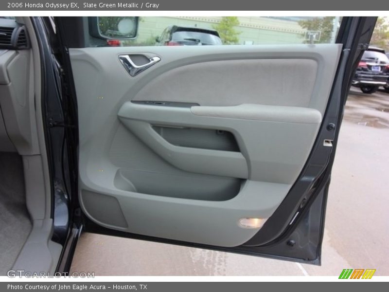 Slate Green Metallic / Gray 2006 Honda Odyssey EX