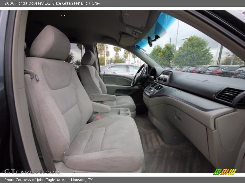 Slate Green Metallic / Gray 2006 Honda Odyssey EX