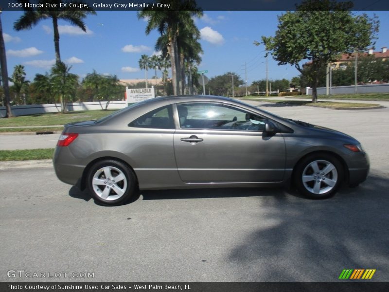 Galaxy Gray Metallic / Gray 2006 Honda Civic EX Coupe