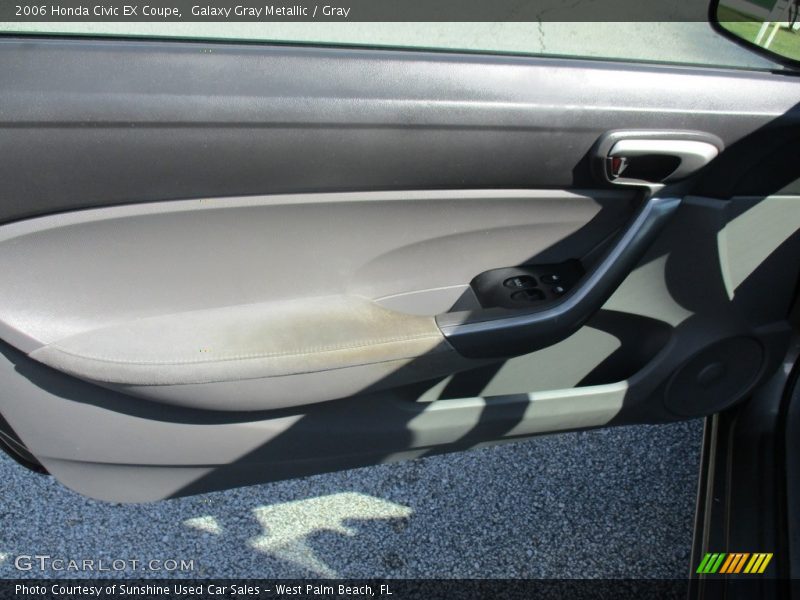 Galaxy Gray Metallic / Gray 2006 Honda Civic EX Coupe