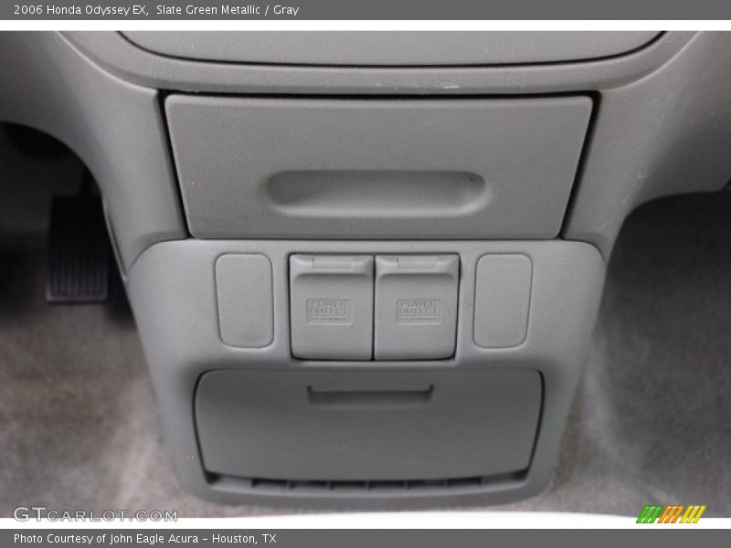 Slate Green Metallic / Gray 2006 Honda Odyssey EX