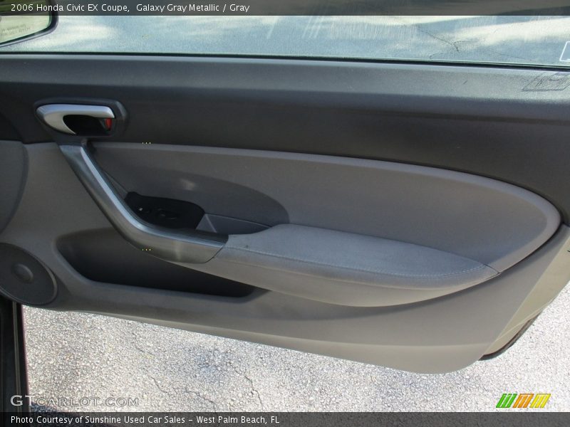 Galaxy Gray Metallic / Gray 2006 Honda Civic EX Coupe