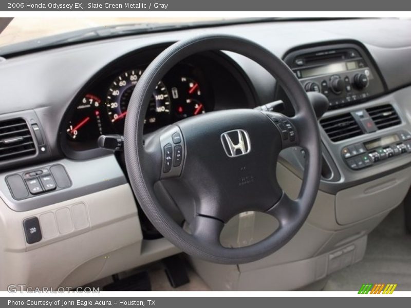 Slate Green Metallic / Gray 2006 Honda Odyssey EX