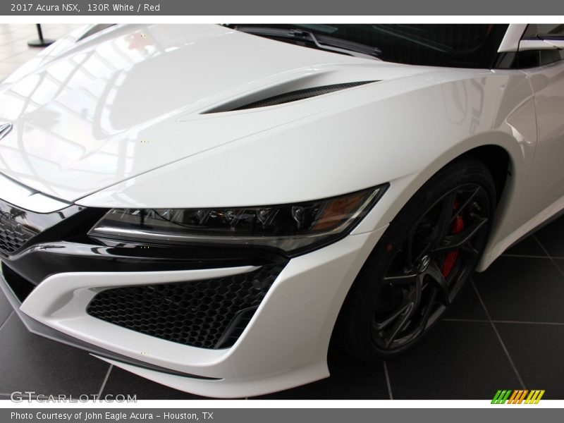 130R White / Red 2017 Acura NSX