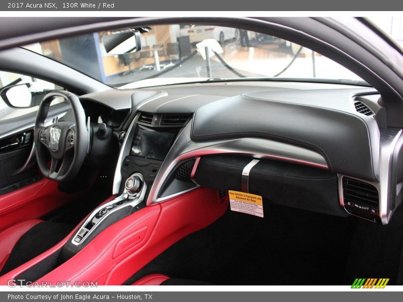 Dashboard of 2017 NSX 