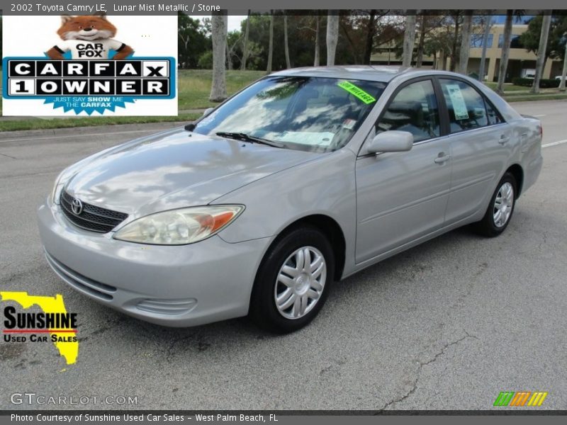 Lunar Mist Metallic / Stone 2002 Toyota Camry LE