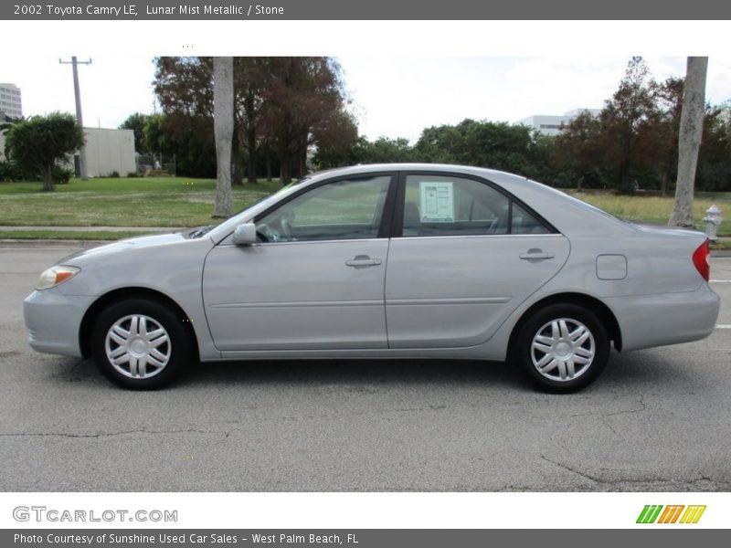 Lunar Mist Metallic / Stone 2002 Toyota Camry LE