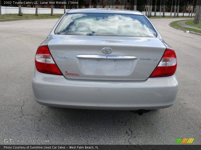 Lunar Mist Metallic / Stone 2002 Toyota Camry LE