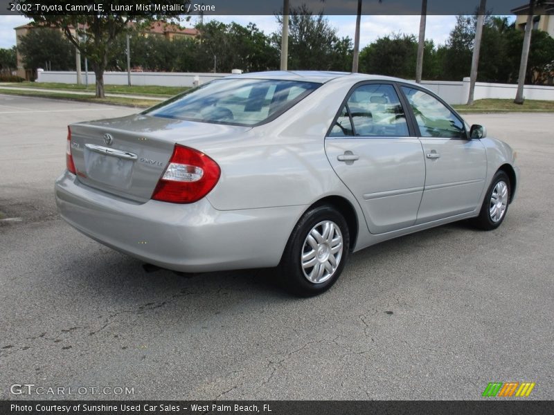 Lunar Mist Metallic / Stone 2002 Toyota Camry LE