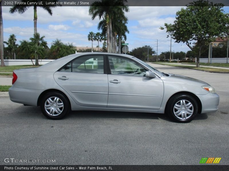 Lunar Mist Metallic / Stone 2002 Toyota Camry LE