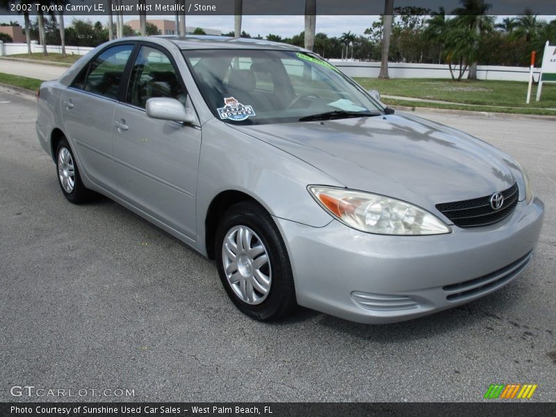 Lunar Mist Metallic / Stone 2002 Toyota Camry LE