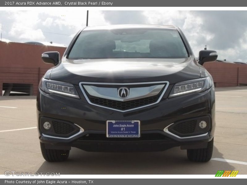 Crystal Black Pearl / Ebony 2017 Acura RDX Advance AWD