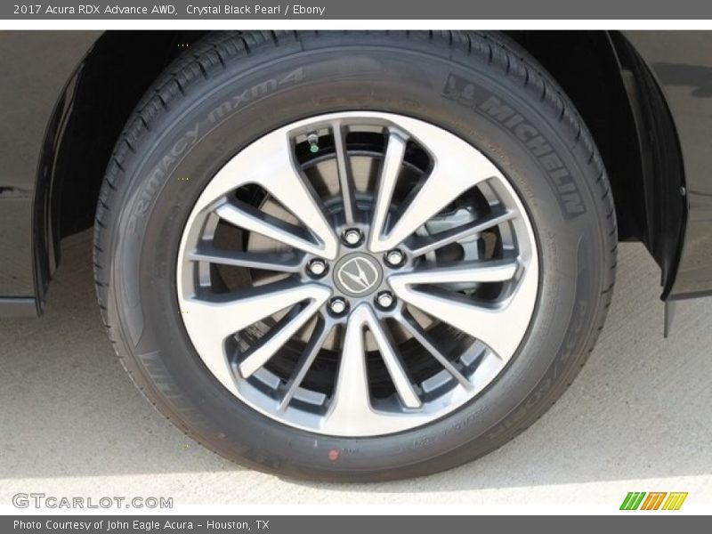 Crystal Black Pearl / Ebony 2017 Acura RDX Advance AWD