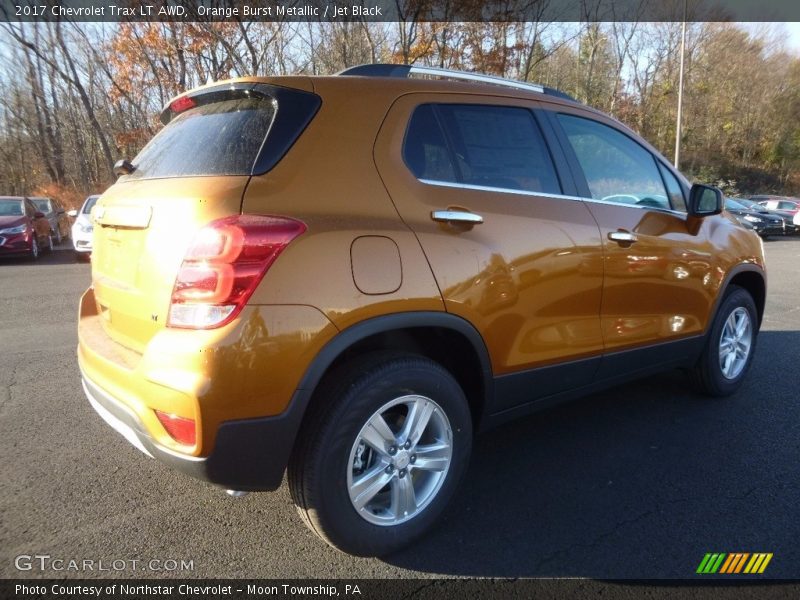 Orange Burst Metallic / Jet Black 2017 Chevrolet Trax LT AWD