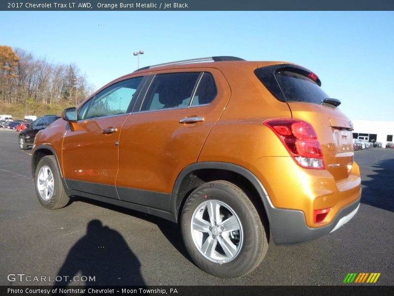Orange Burst Metallic / Jet Black 2017 Chevrolet Trax LT AWD