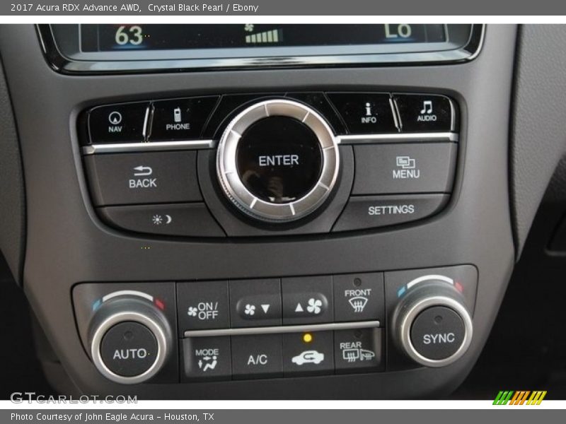 Crystal Black Pearl / Ebony 2017 Acura RDX Advance AWD