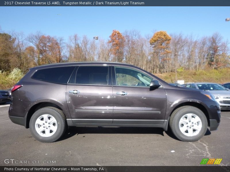 Tungsten Metallic / Dark Titanium/Light Titanium 2017 Chevrolet Traverse LS AWD