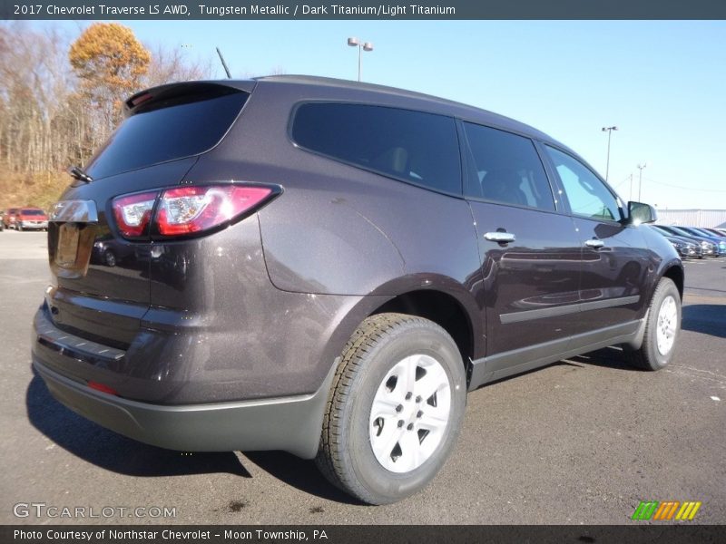 Tungsten Metallic / Dark Titanium/Light Titanium 2017 Chevrolet Traverse LS AWD