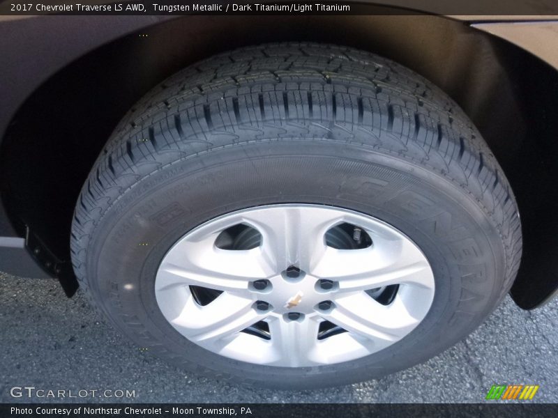 Tungsten Metallic / Dark Titanium/Light Titanium 2017 Chevrolet Traverse LS AWD