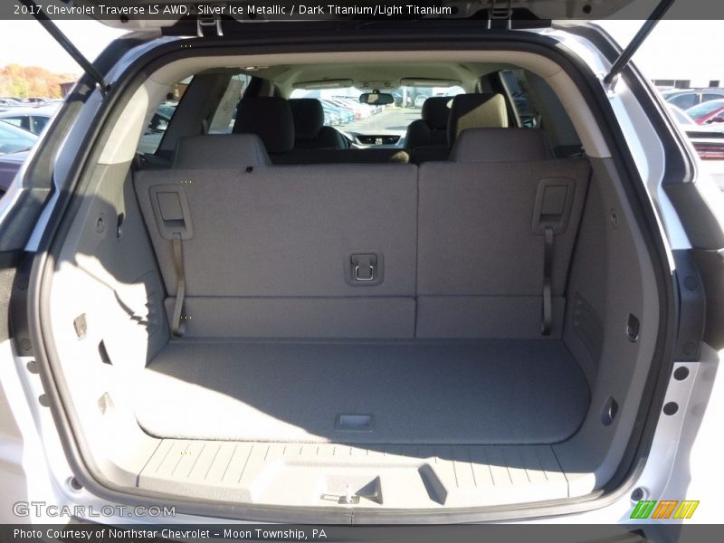 Silver Ice Metallic / Dark Titanium/Light Titanium 2017 Chevrolet Traverse LS AWD