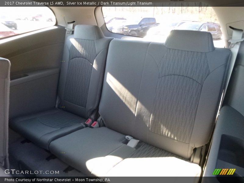 Silver Ice Metallic / Dark Titanium/Light Titanium 2017 Chevrolet Traverse LS AWD