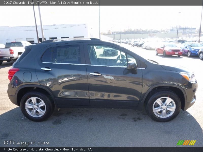 Nightfall Gray Metallic / Jet Black 2017 Chevrolet Trax LT AWD