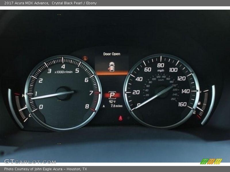  2017 MDX Advance Advance Gauges