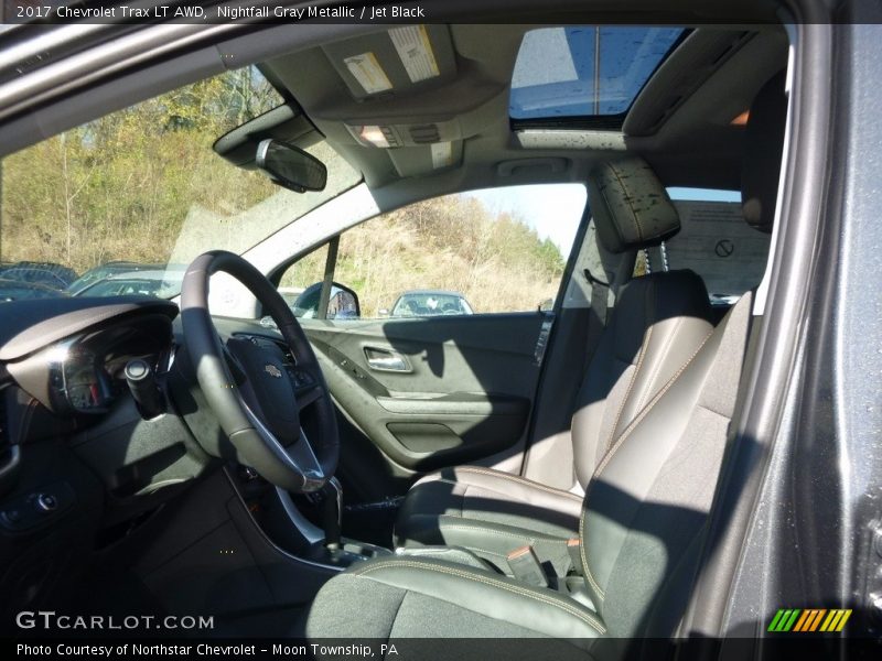 Nightfall Gray Metallic / Jet Black 2017 Chevrolet Trax LT AWD