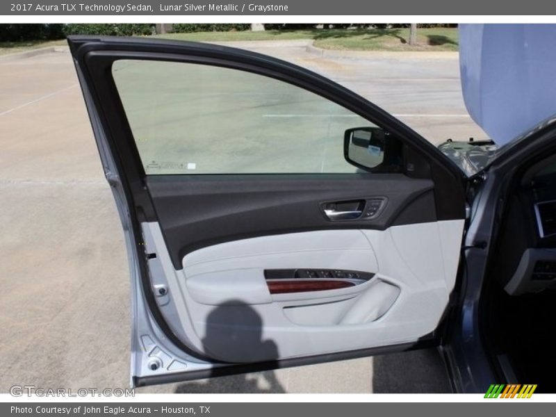 Lunar Silver Metallic / Graystone 2017 Acura TLX Technology Sedan