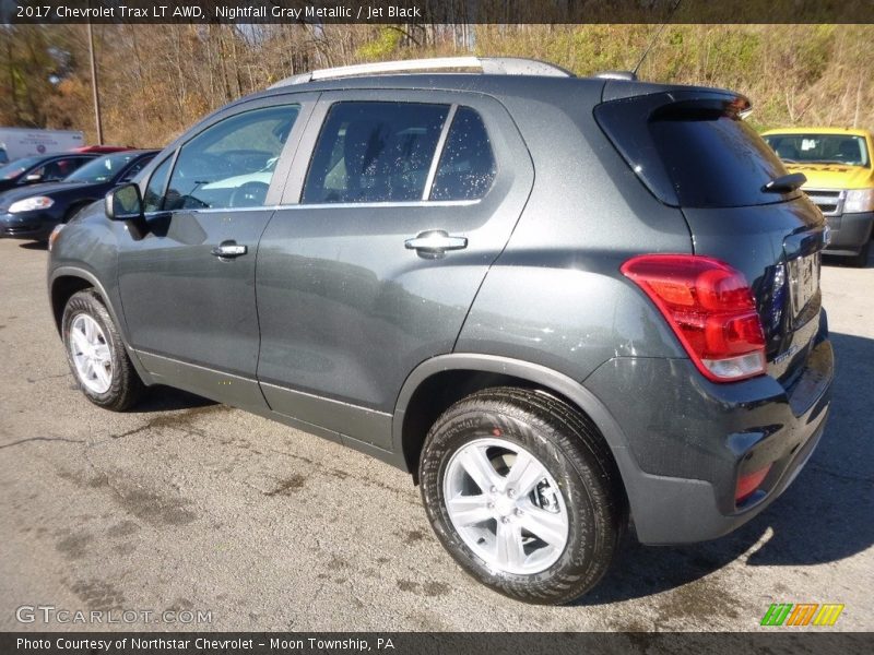 Nightfall Gray Metallic / Jet Black 2017 Chevrolet Trax LT AWD