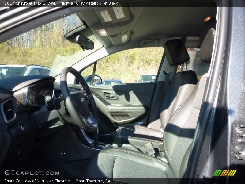 Nightfall Gray Metallic / Jet Black 2017 Chevrolet Trax LT AWD