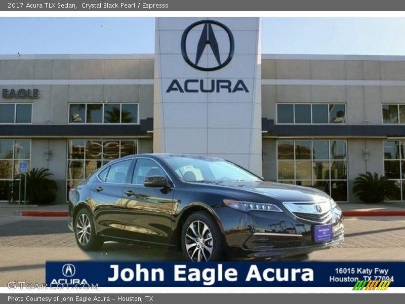 Crystal Black Pearl / Espresso 2017 Acura TLX Sedan