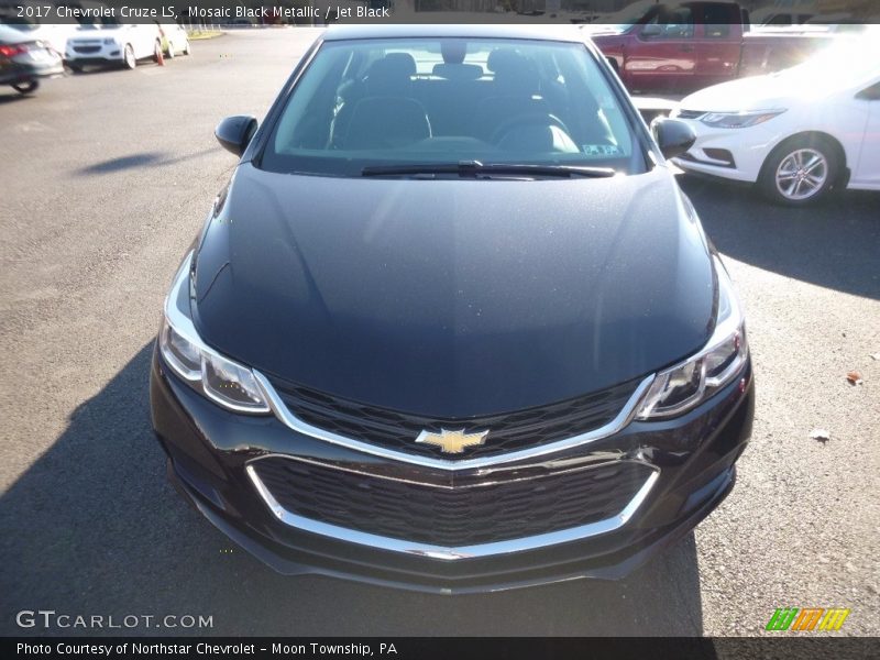 Mosaic Black Metallic / Jet Black 2017 Chevrolet Cruze LS