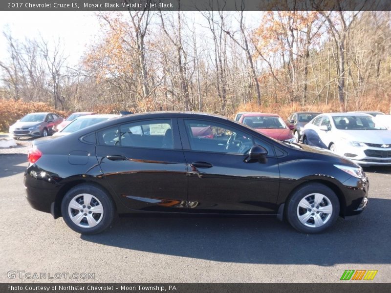 Mosaic Black Metallic / Jet Black 2017 Chevrolet Cruze LS