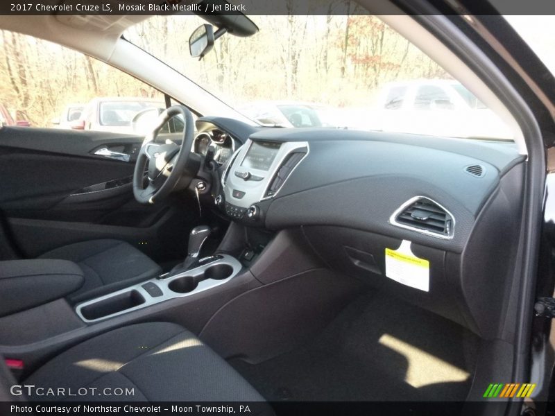 Mosaic Black Metallic / Jet Black 2017 Chevrolet Cruze LS