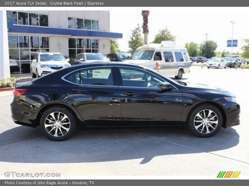 Crystal Black Pearl / Espresso 2017 Acura TLX Sedan