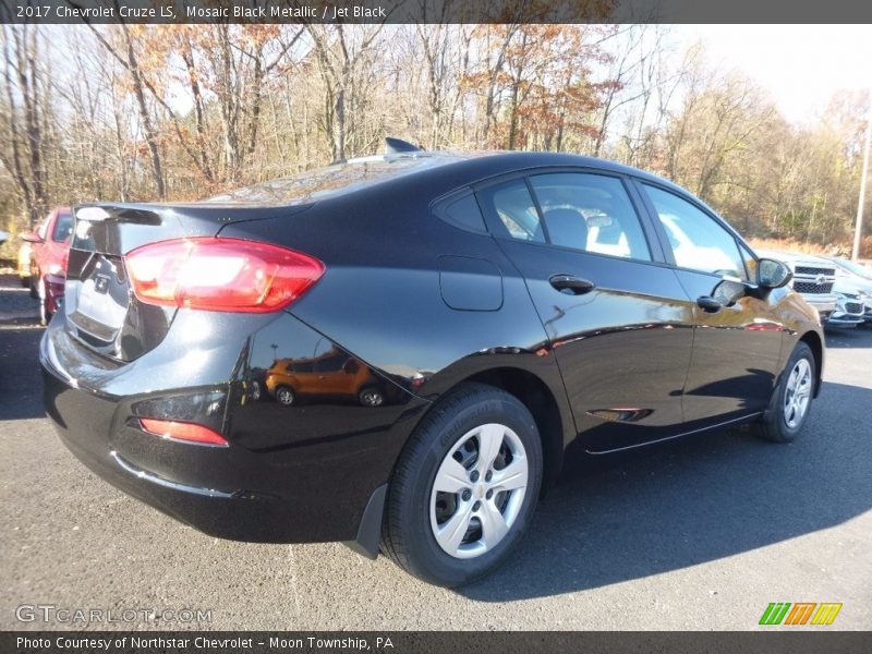 Mosaic Black Metallic / Jet Black 2017 Chevrolet Cruze LS