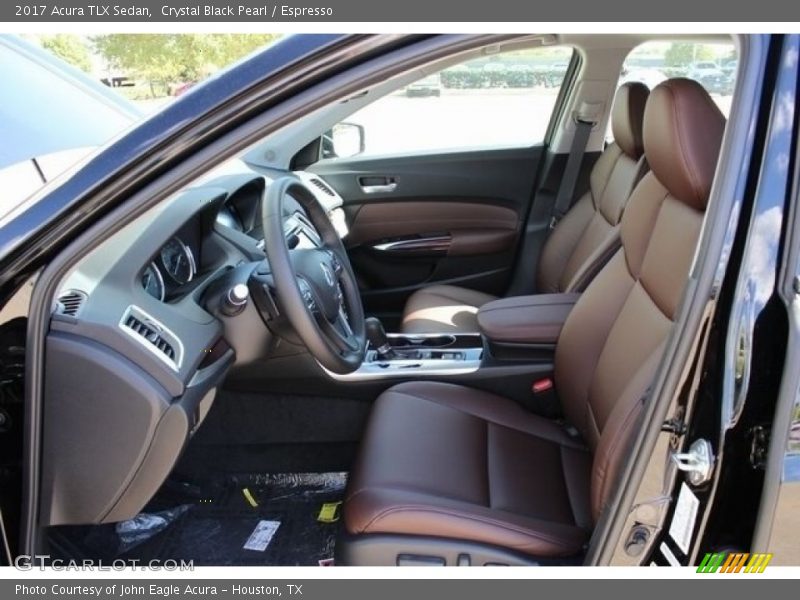 Crystal Black Pearl / Espresso 2017 Acura TLX Sedan