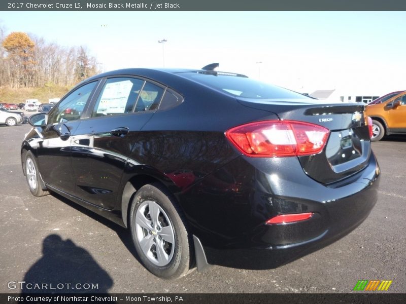 Mosaic Black Metallic / Jet Black 2017 Chevrolet Cruze LS