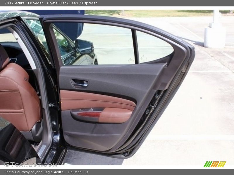 Crystal Black Pearl / Espresso 2017 Acura TLX Sedan