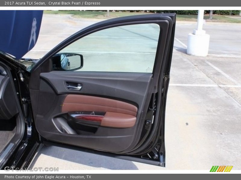 Crystal Black Pearl / Espresso 2017 Acura TLX Sedan