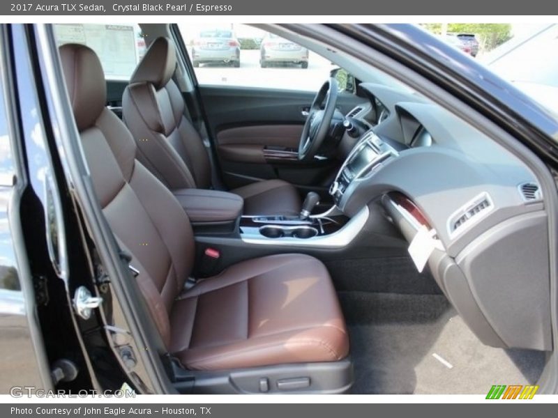 Crystal Black Pearl / Espresso 2017 Acura TLX Sedan