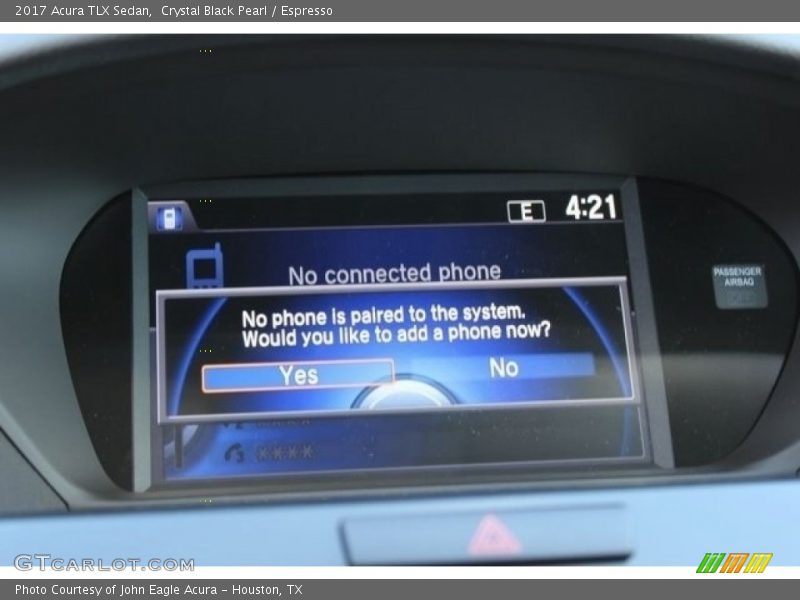Crystal Black Pearl / Espresso 2017 Acura TLX Sedan