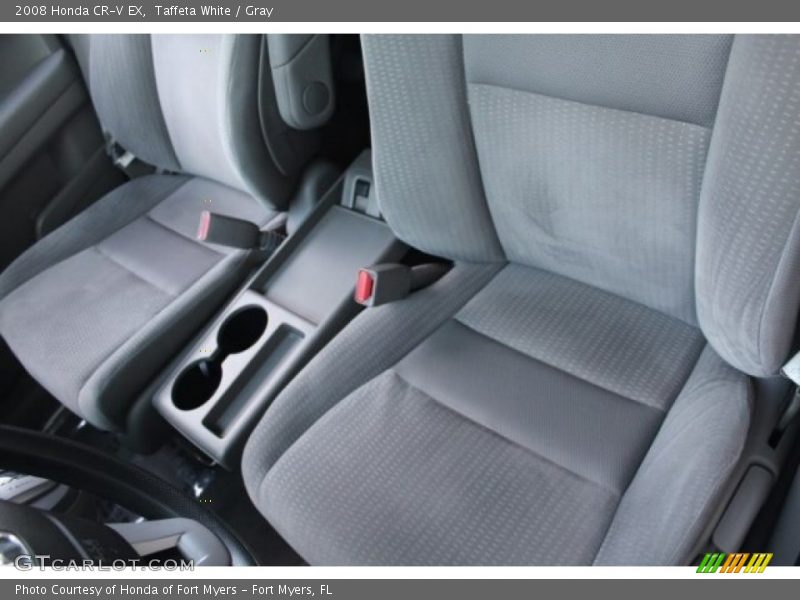 Taffeta White / Gray 2008 Honda CR-V EX