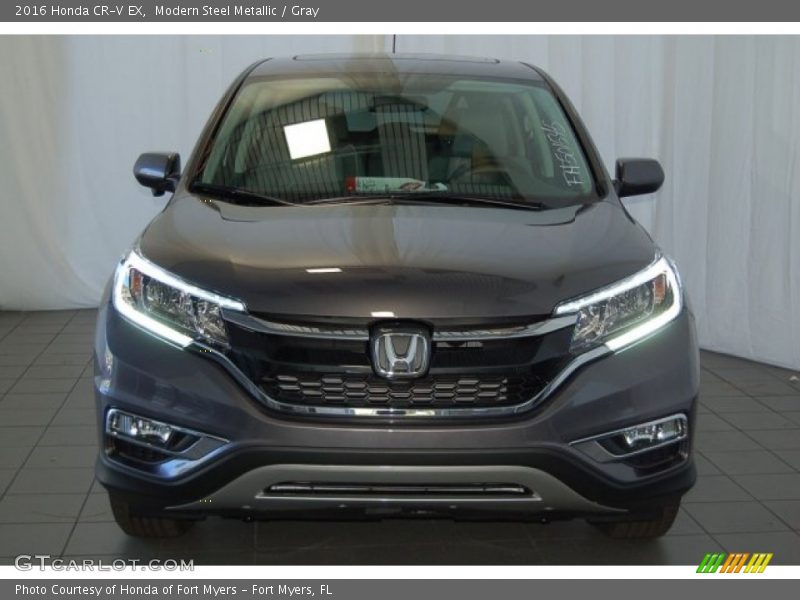 Modern Steel Metallic / Gray 2016 Honda CR-V EX