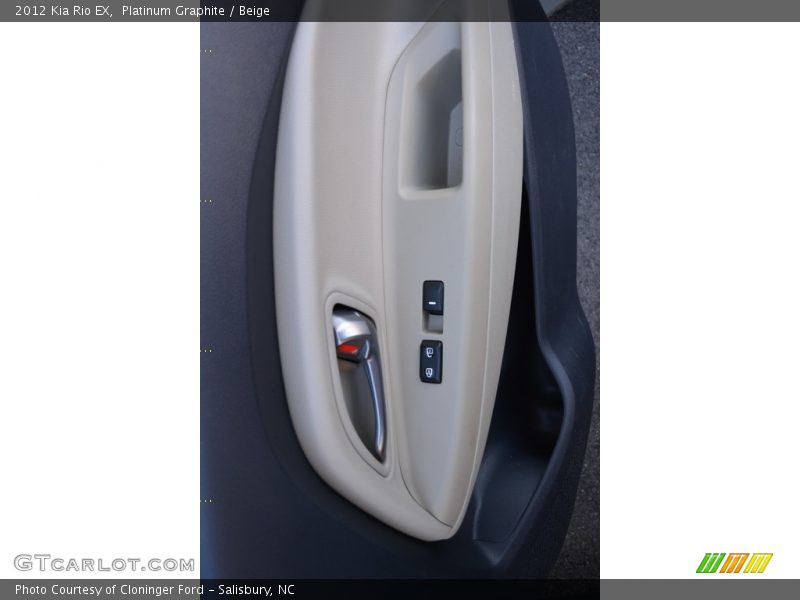 Platinum Graphite / Beige 2012 Kia Rio EX
